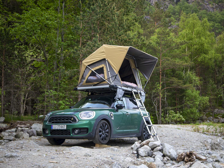 Taktelt med 140cm bred seng