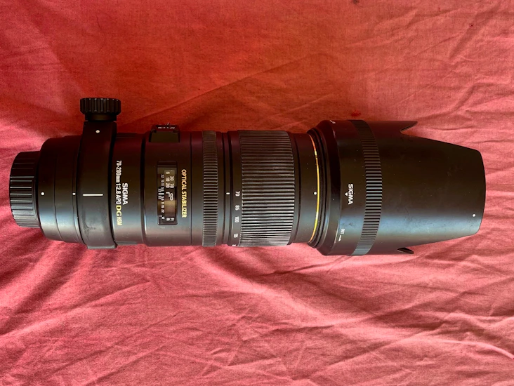 Sigma 70-200 f/2.8 dg hsm - teleobjektiivi (kiinnitys nikon fx)