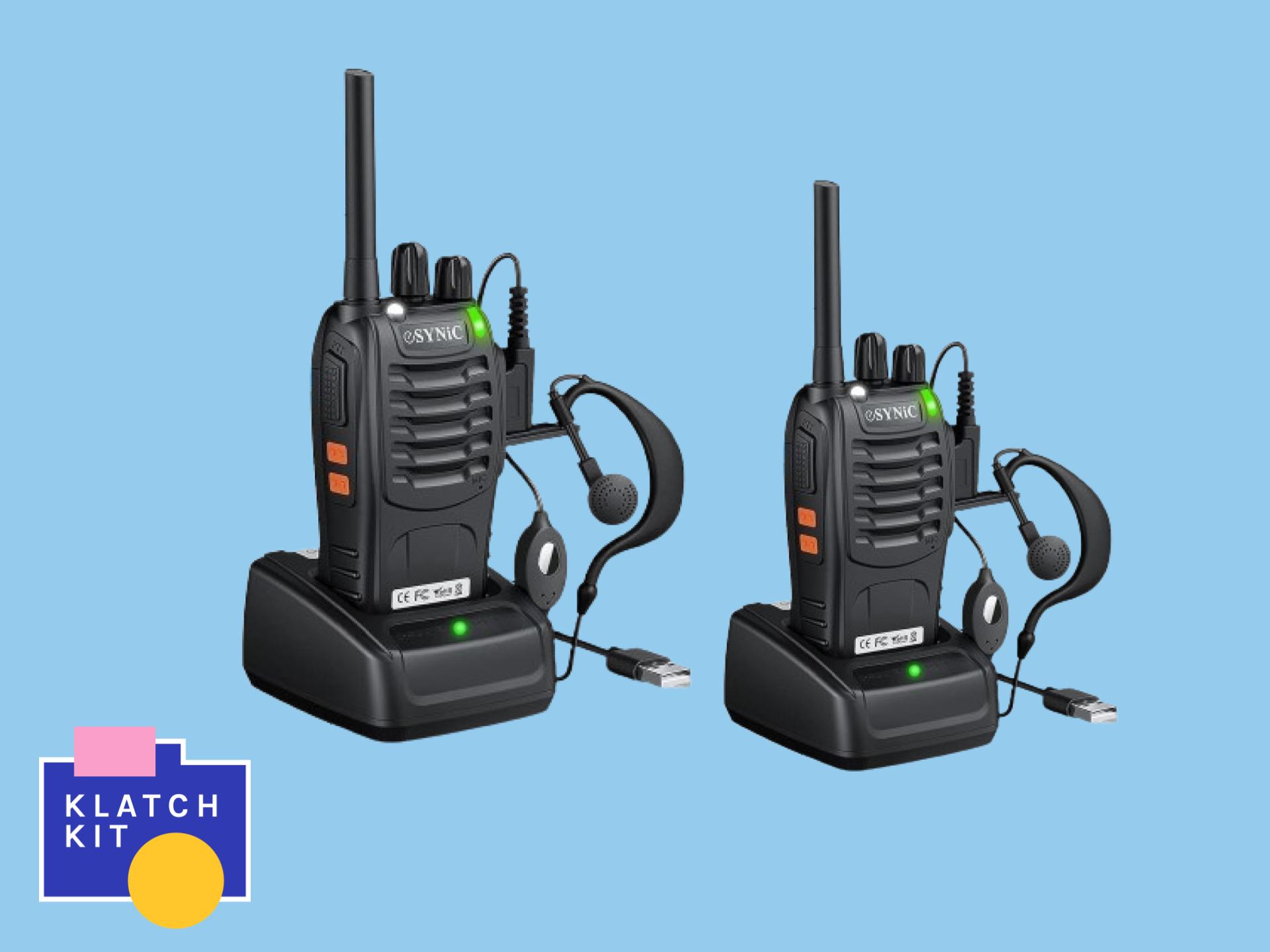 Professional walkie talkies x2