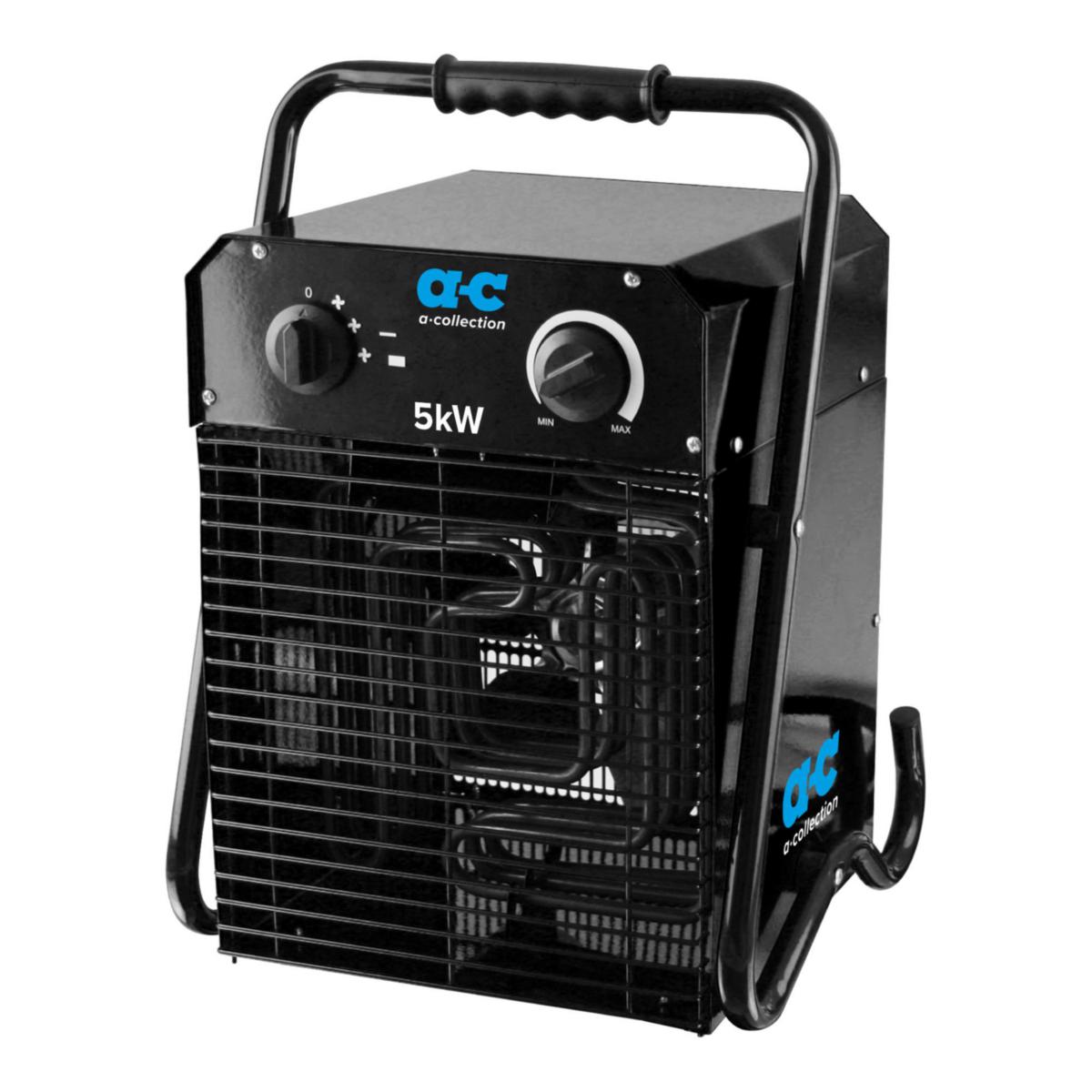 Värmefläkt 230v, 2kw, med reglerbar termostat