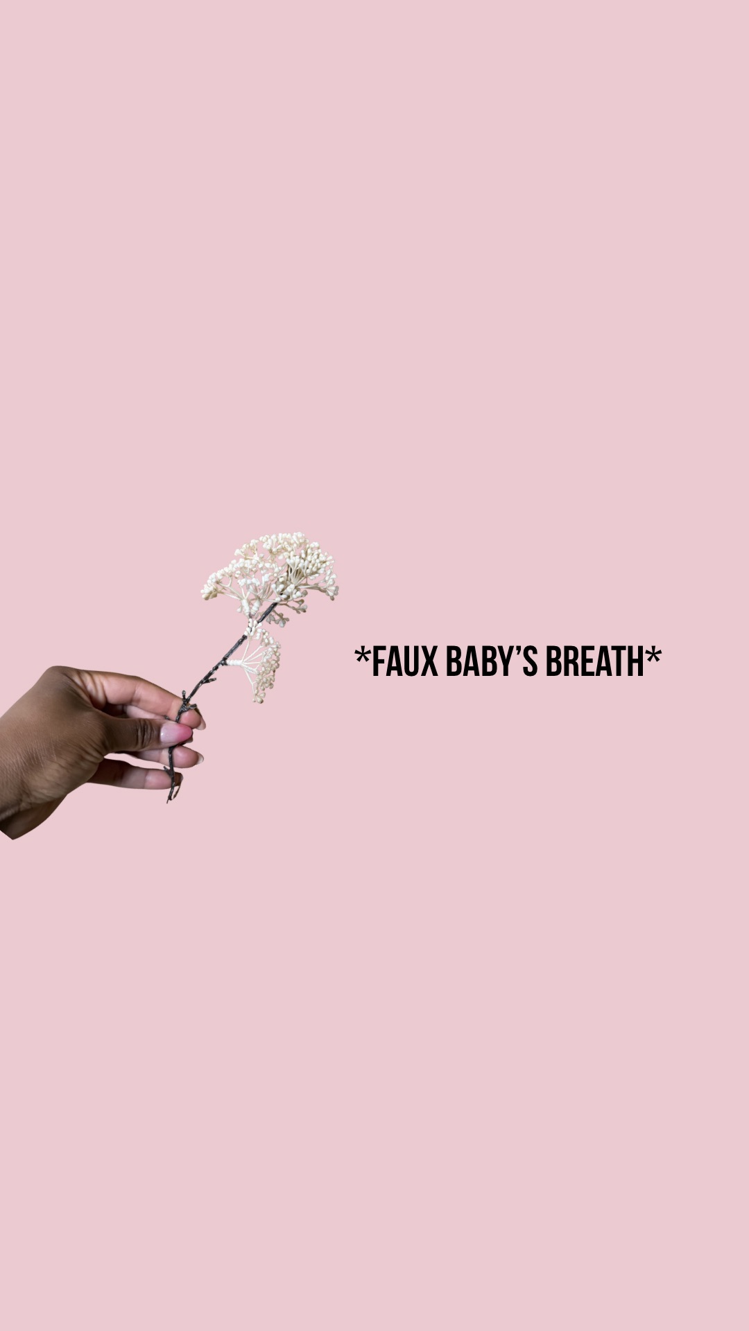 Faux baby’s breath 