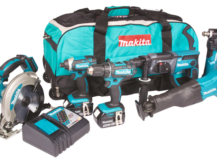 Verktygspaket makita batterimaskiner 6st