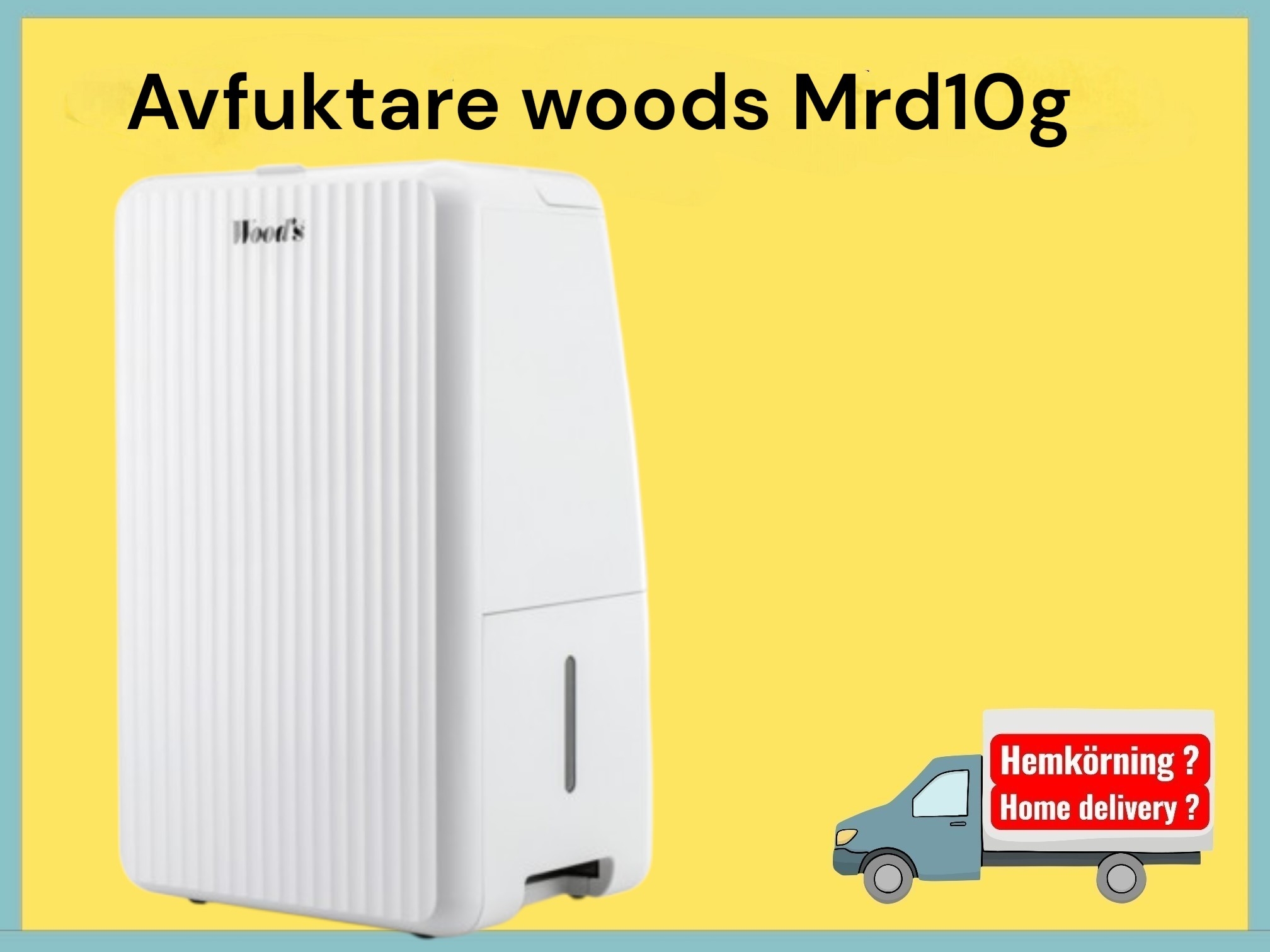 Woods avfuktare mrd10g upp till 40 kvm