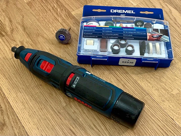 Bosch dremel-liknande slip