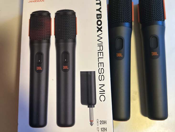 Partybox wireless mic jbl karaoke