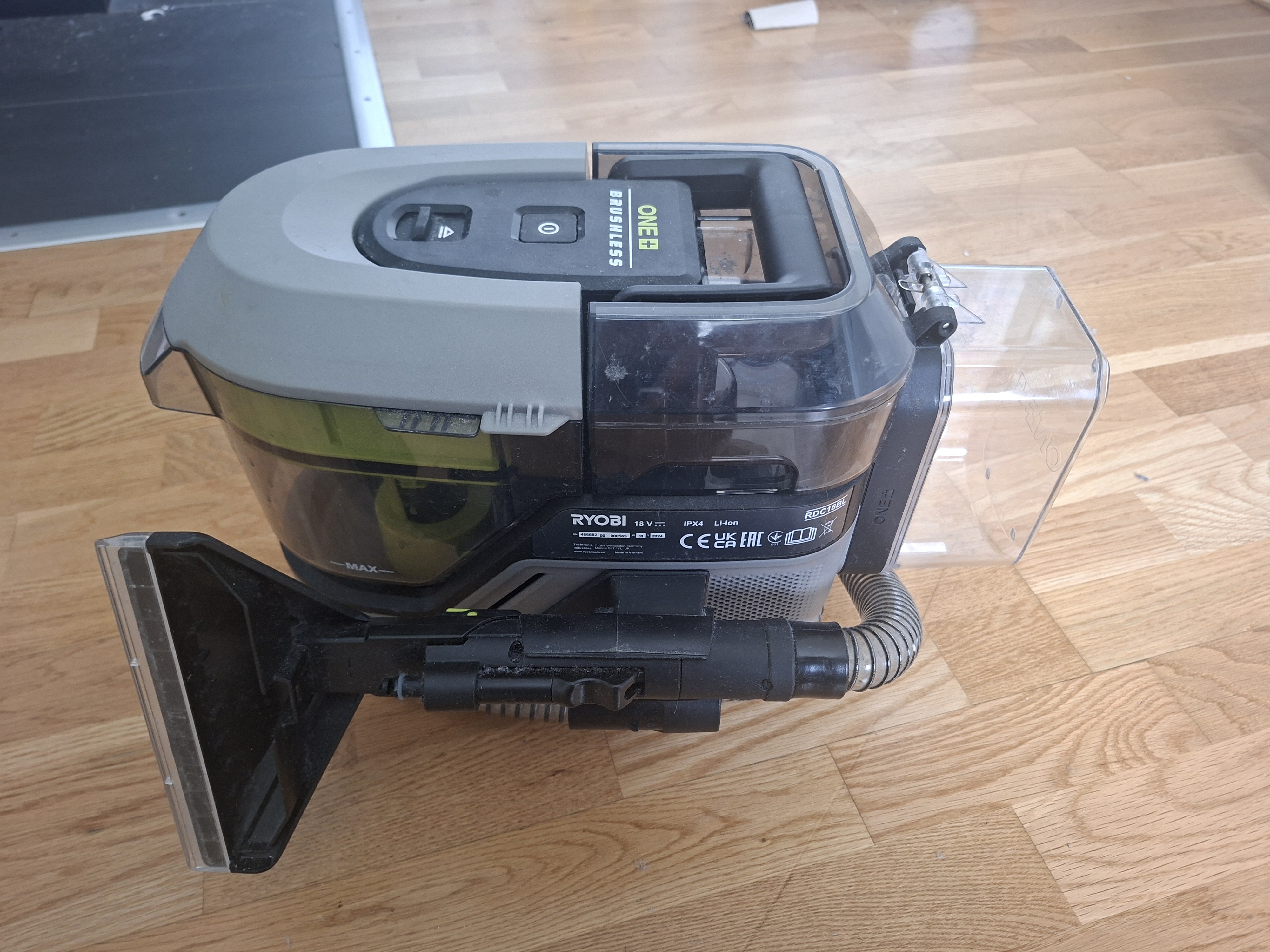 Rengjøringsmaskin på batteri