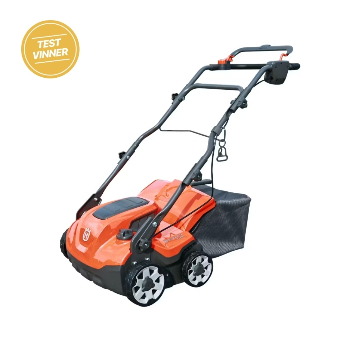 Testvinner husqvarna s 138c vertikalskjærer / plenlufter / mosefjerner