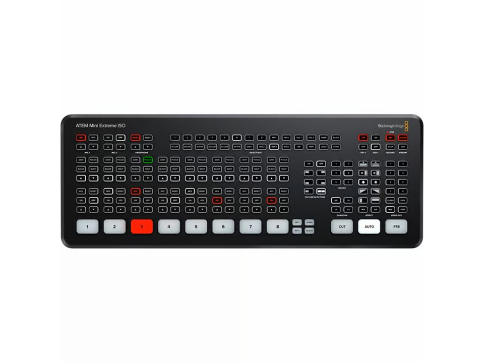 Videomixer atem mini extreme iso (8st hdmi in)