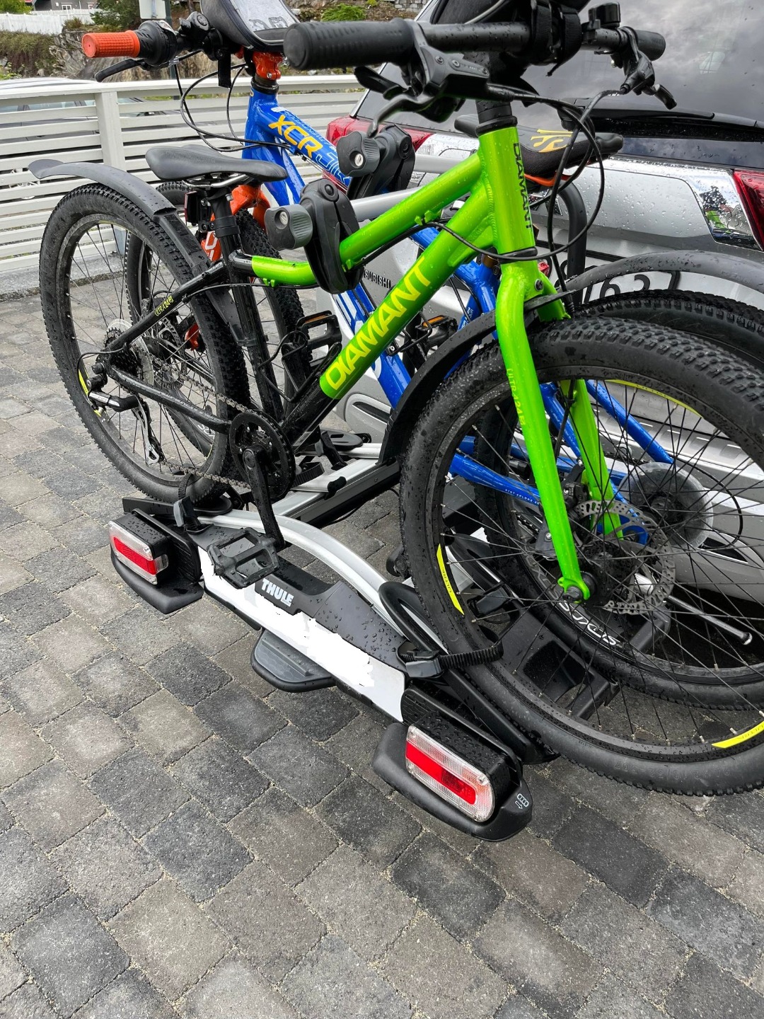 Sykkelstativ thule- 4 sykler