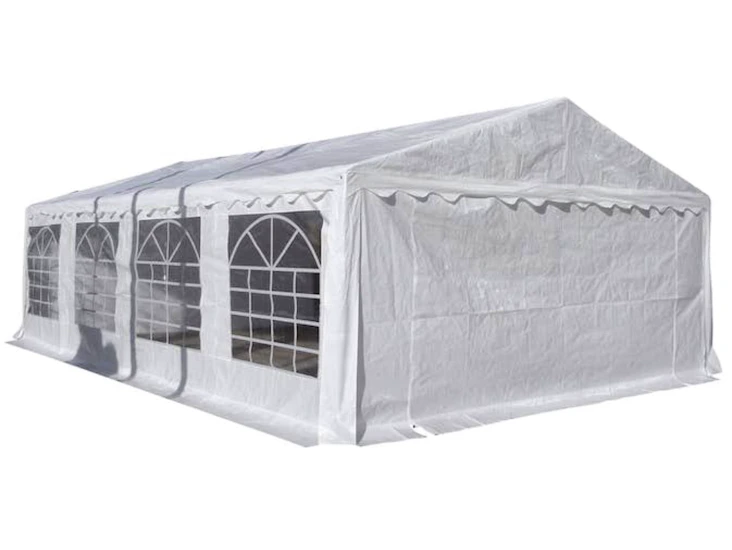 Partytält, vitt 8x5 m