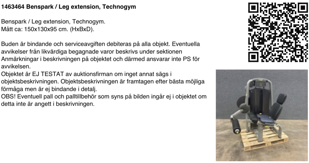 Transportförfrågan – 6 st gymmaskiner på pall (svenljunga → bunkeflostrand)