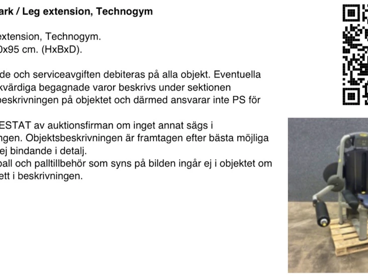 Transportförfrågan – 6 st gymmaskiner på pall (svenljunga → bunkeflostrand)