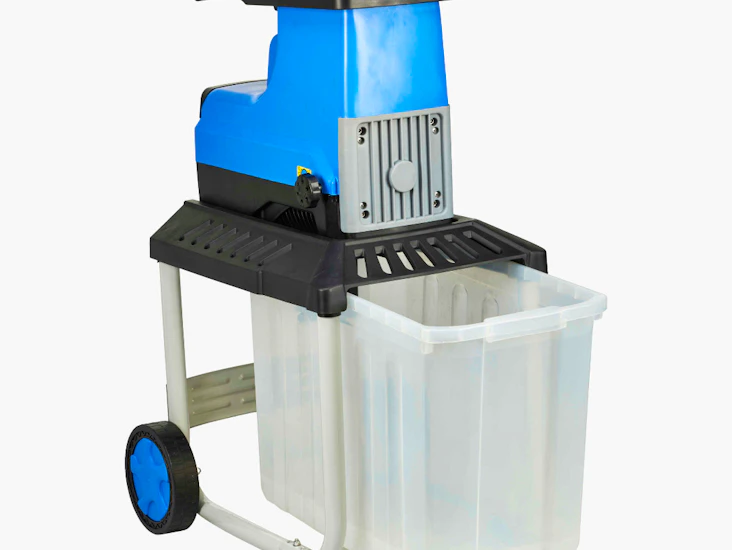 Flismaskin för kompost och trädgårdsbruk