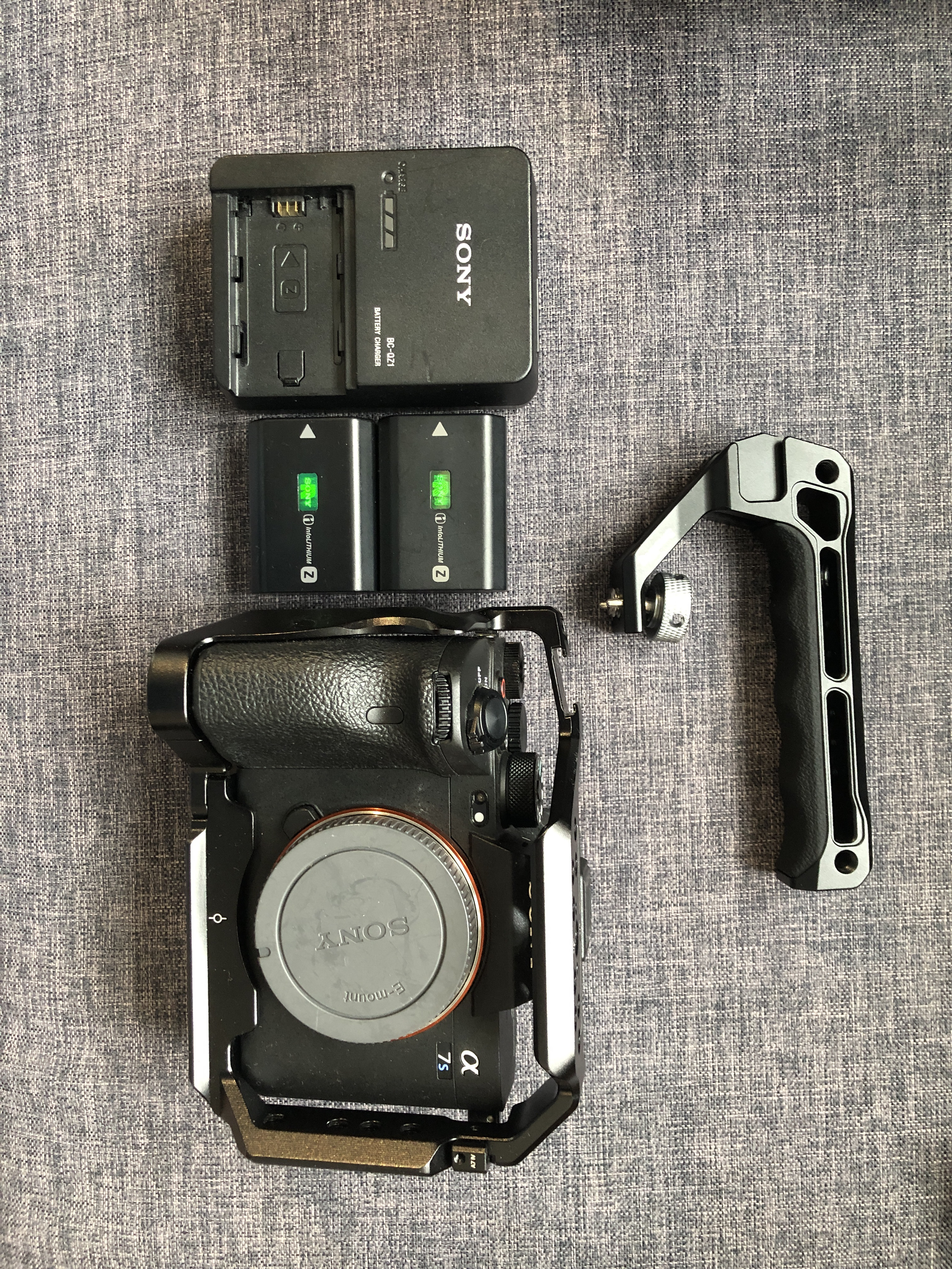 Sony a7siii with cage and handle
