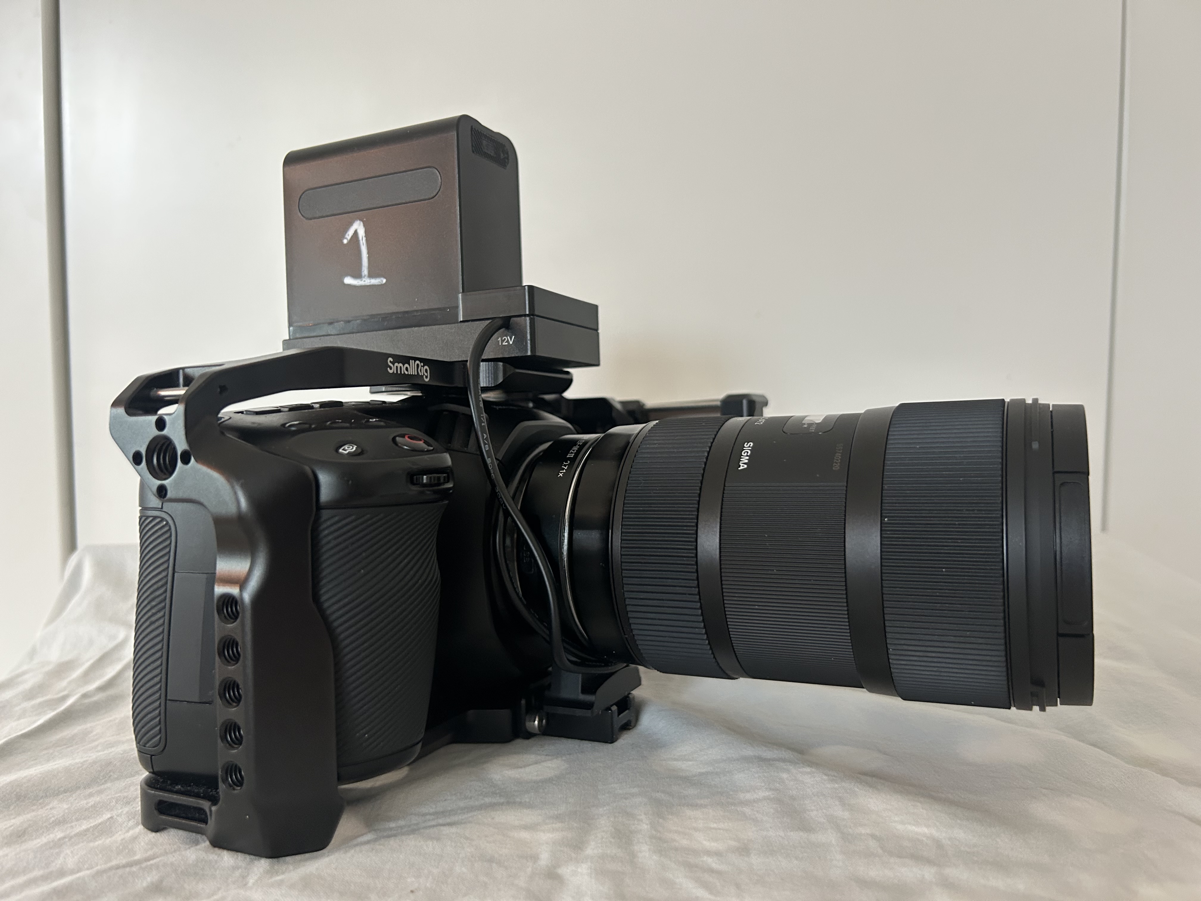 Blackmagic 4k kit (bmpcc4k) med sigma 18-35mm f1.8