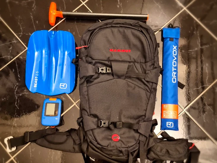 Komplett mammut skredsekk