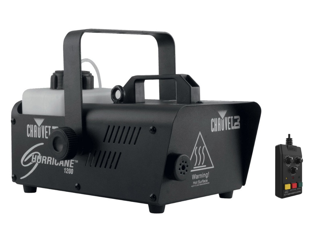 Røykmaskin dj hurricane 1200 (510m³/min)