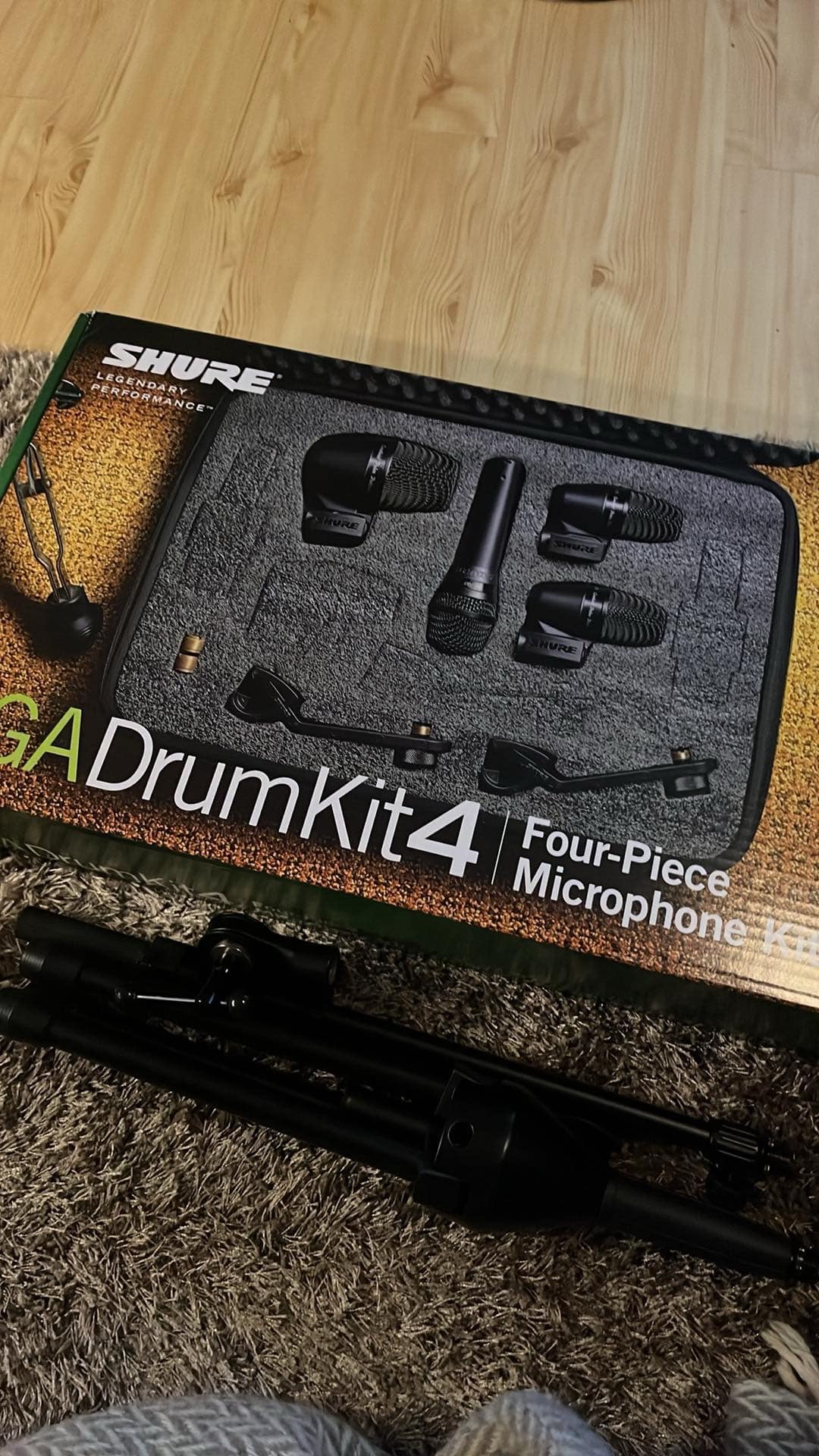 Shure mikrofonsett til trommer