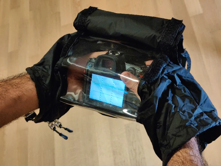 Camera rain cover/ kameran sadesuoja