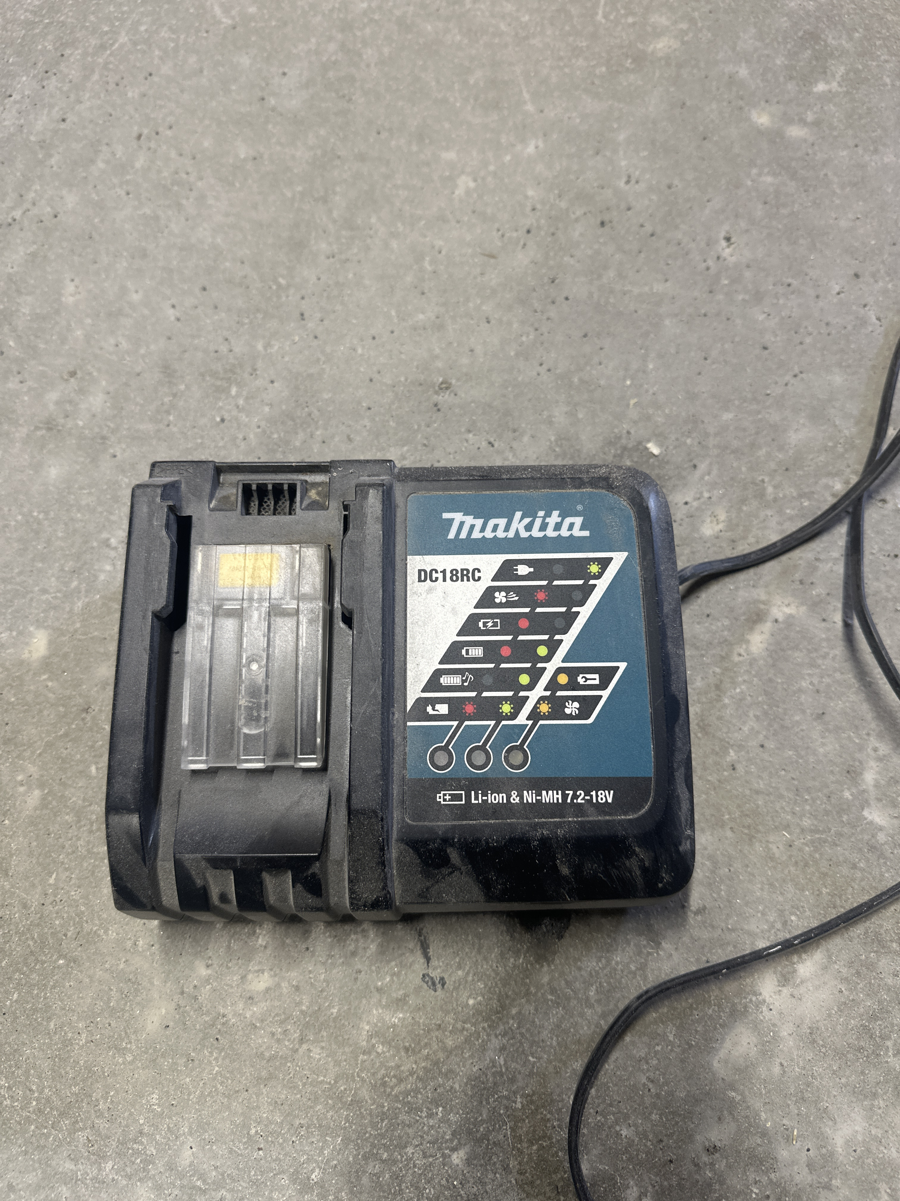 Makita lader 7,2-18v