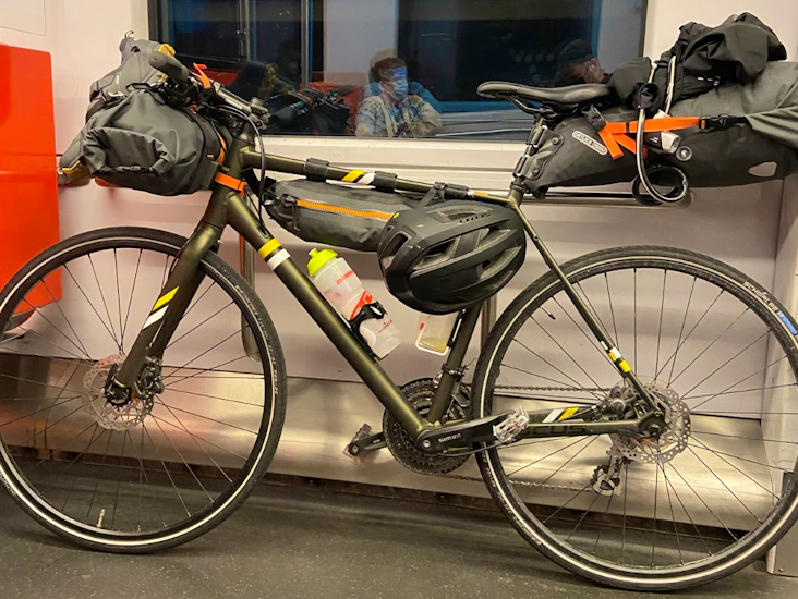 Bikepacking polkupyörälaukut ortlieb yli 35l