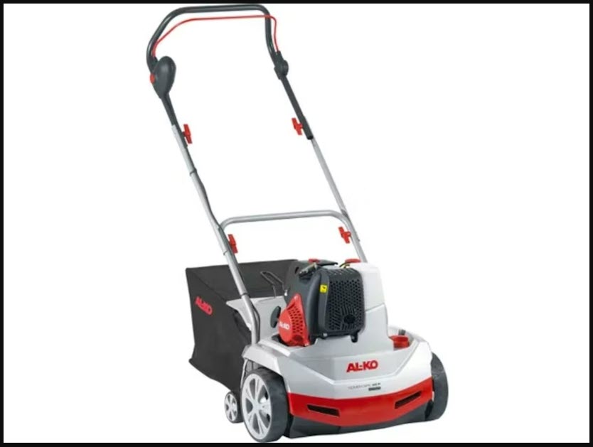 Bensindriven vertikalskärare mossrivare