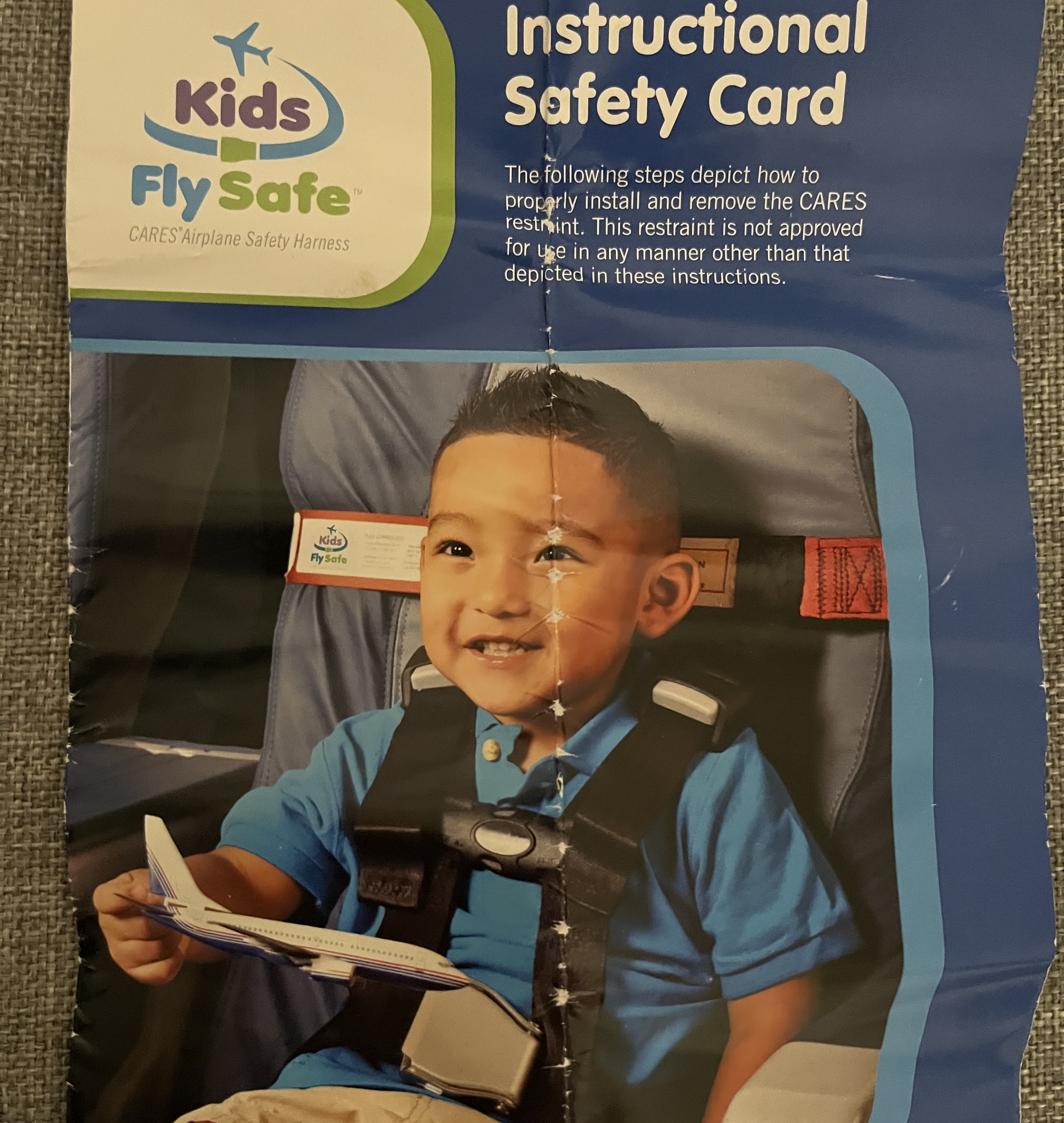 Cares flygplans säkerhetsbälte