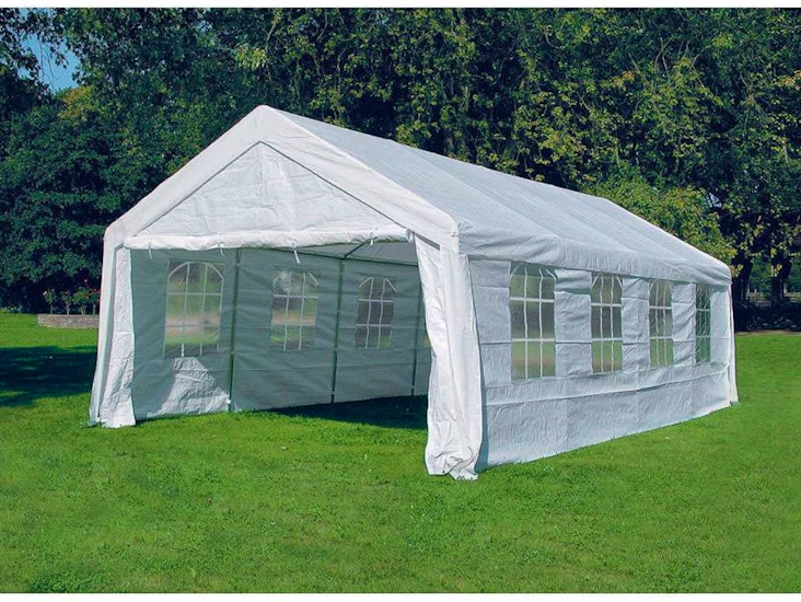 Partytält med fönster 4x8m