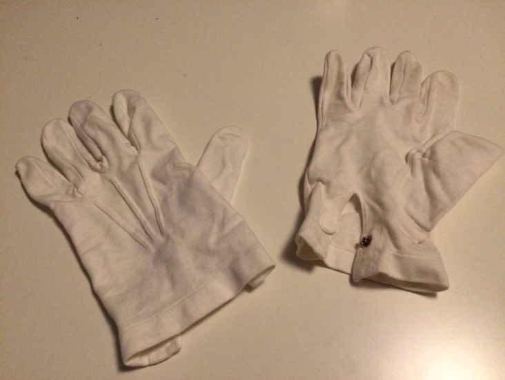Vita finhandskar (herr)