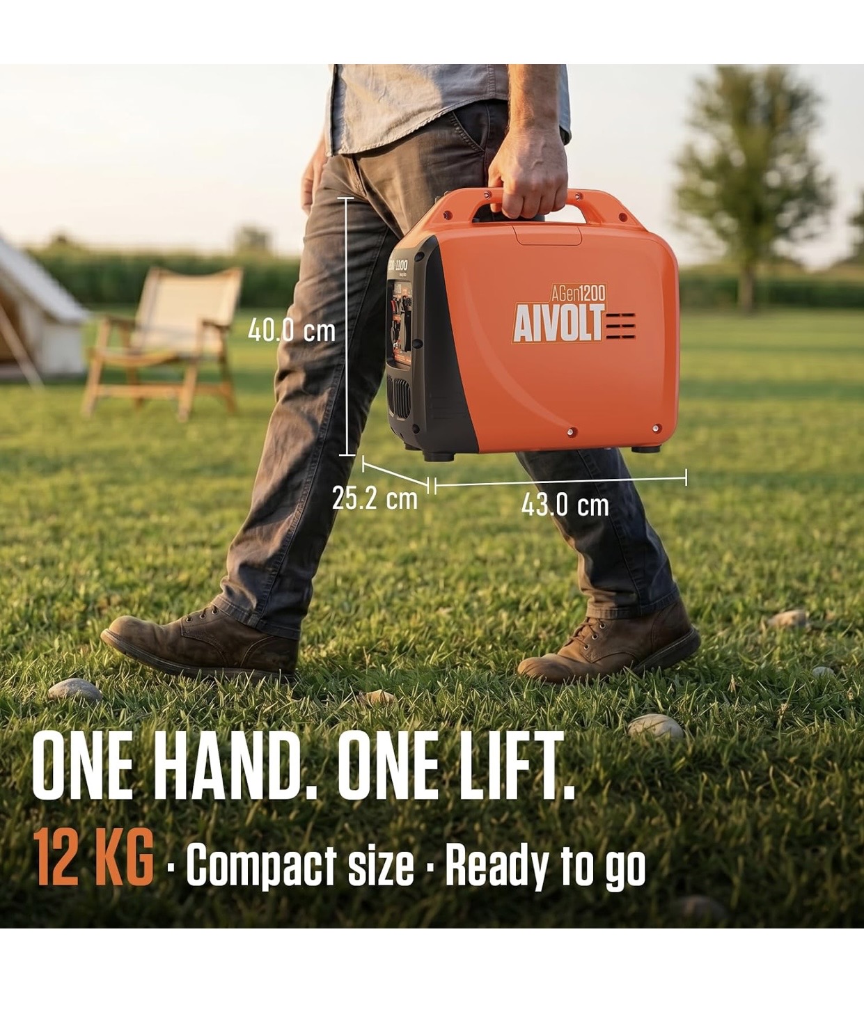 Aivolt 1200w petrol inverter generator 