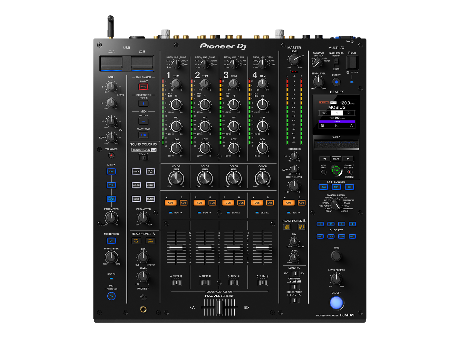 Pioneer djm a9 4 channel mixer