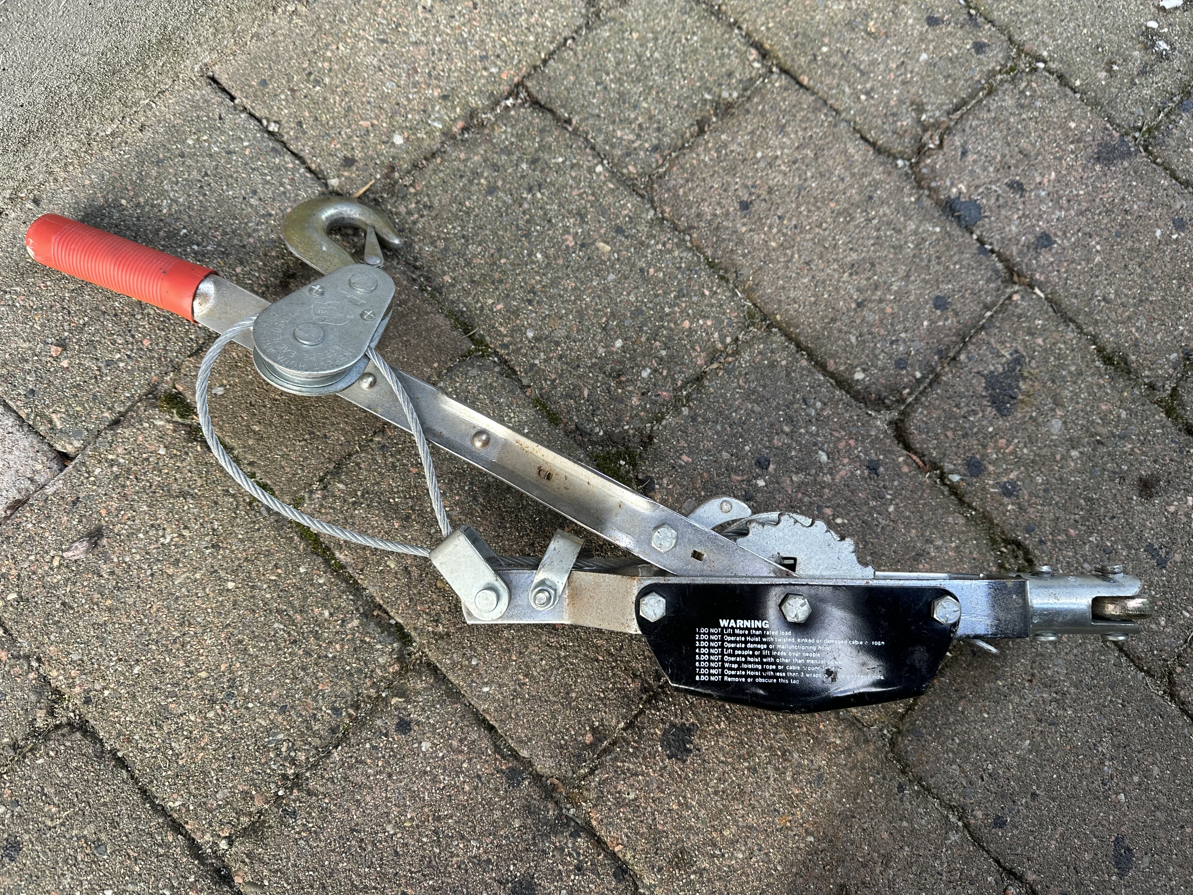 Trekktalje og jekkestropper