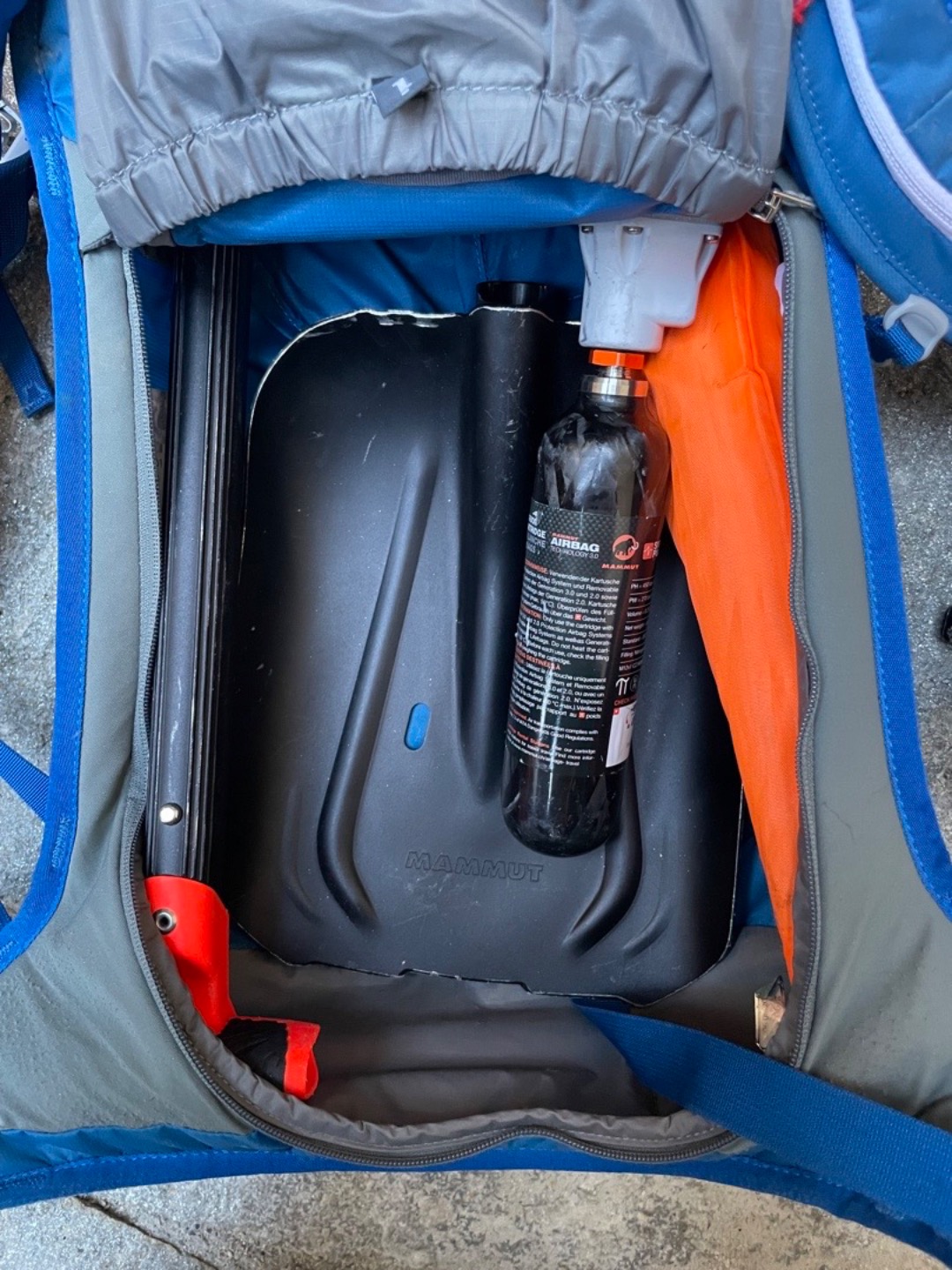 Lavinkitt med lavinväska