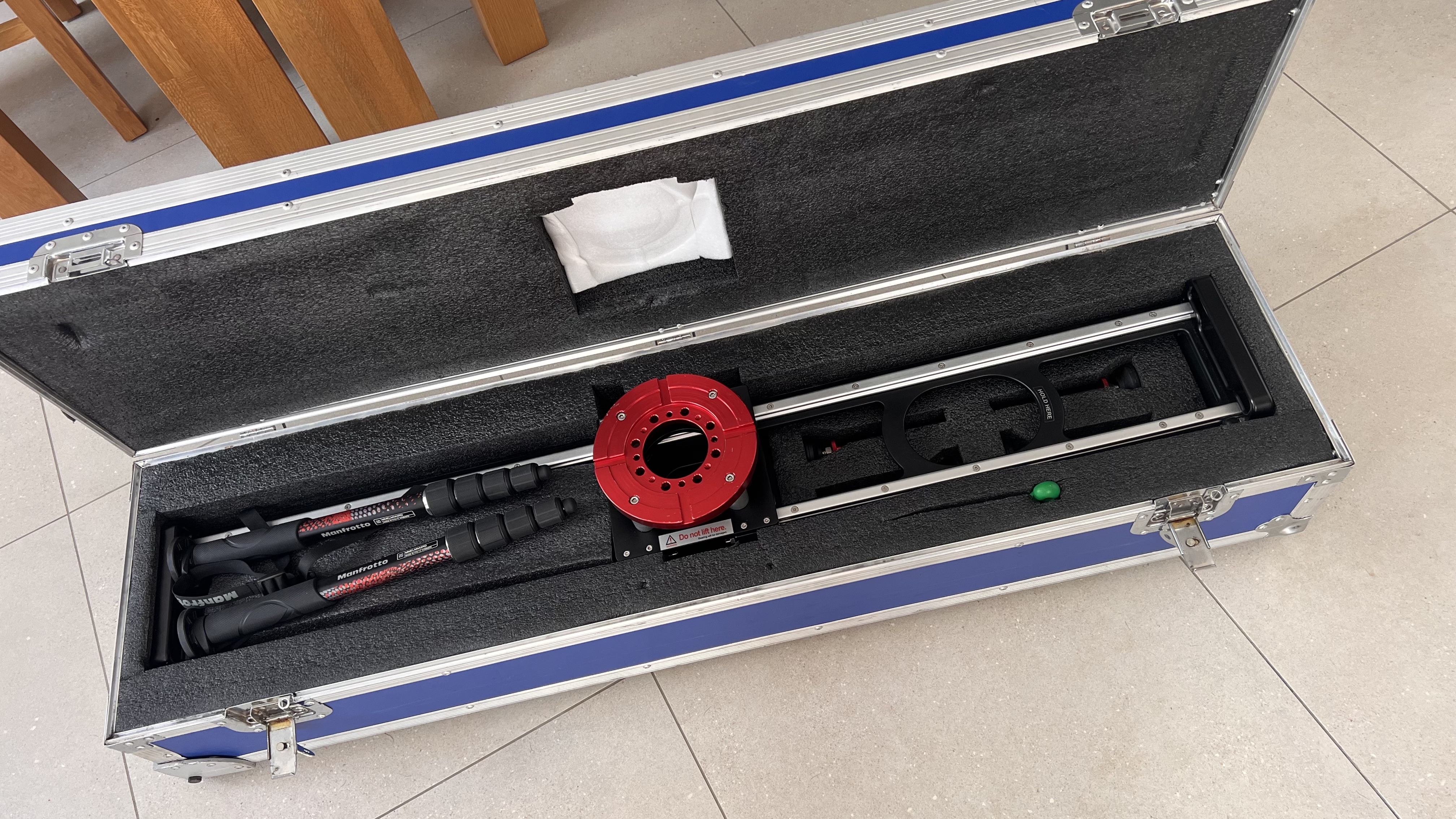 Proaim 4ft camera slider moy/mitchell fitting