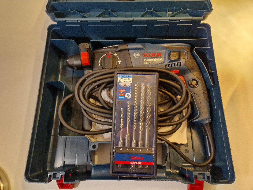 Bosh gbh 2-21 borrhammare med borrsats