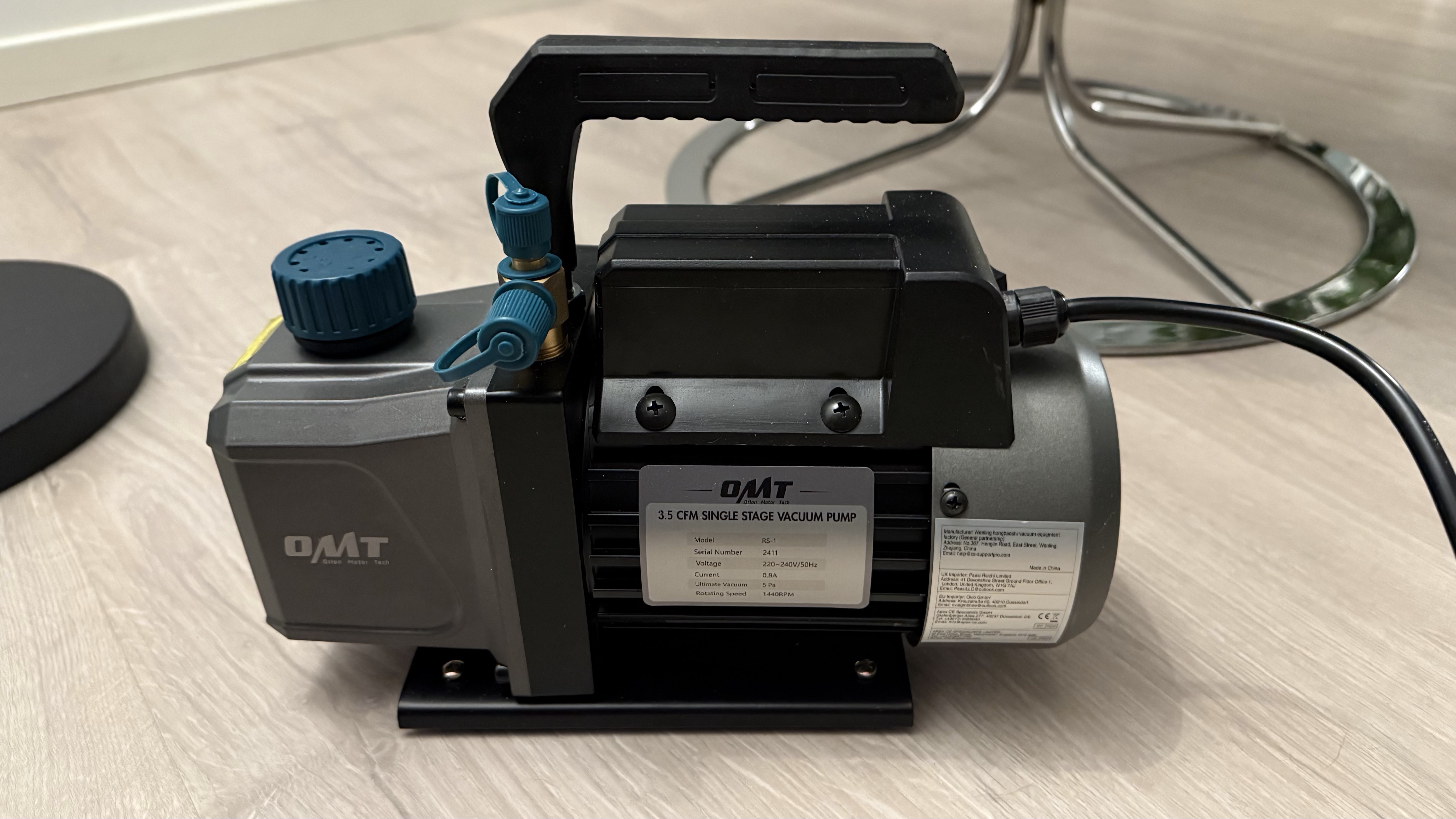 Omt vakumpumps-kit för ac & värmepump – komplett med läcksökare