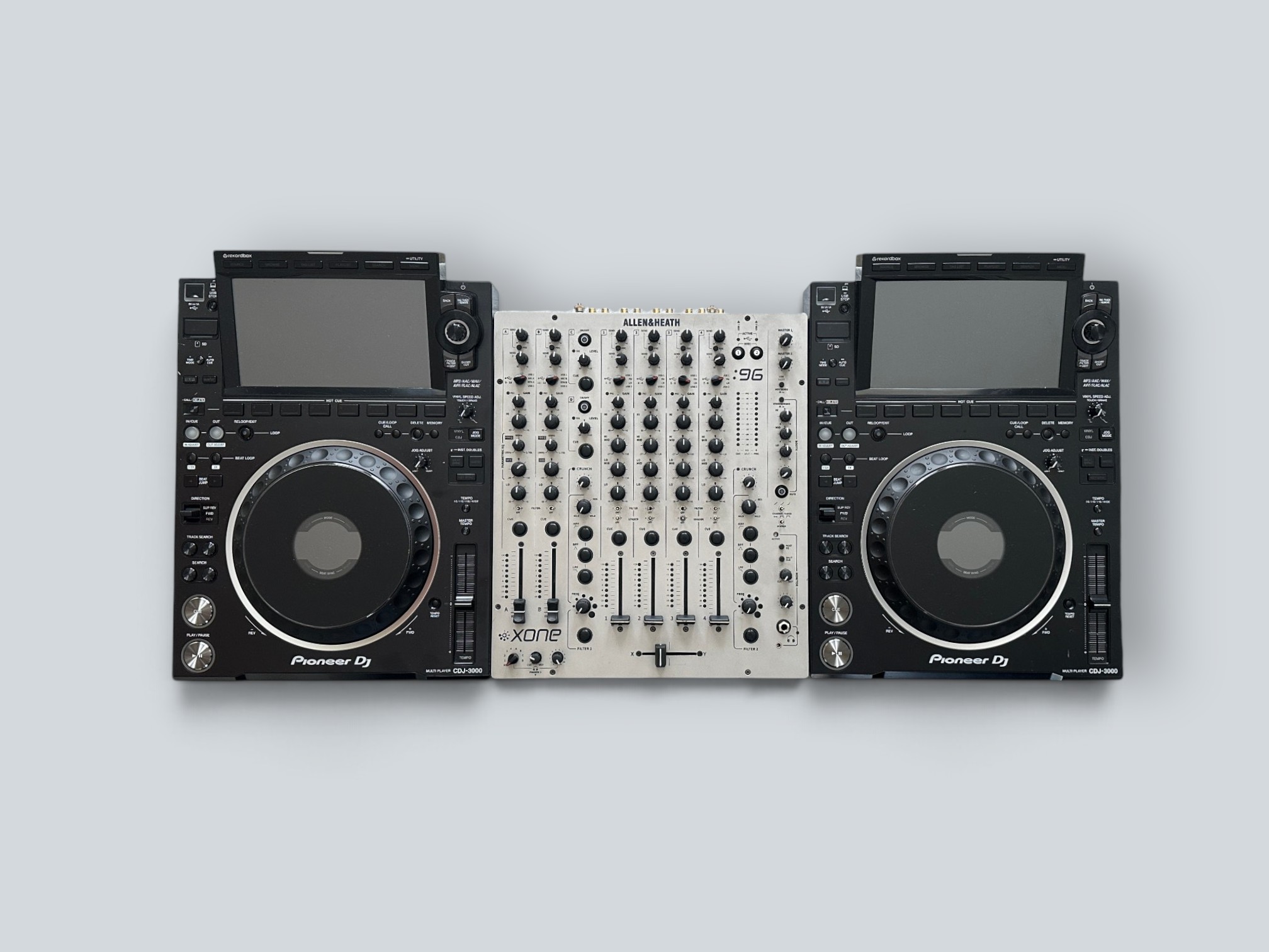 Cdj 3000's & allen & heath xone 96 mixer