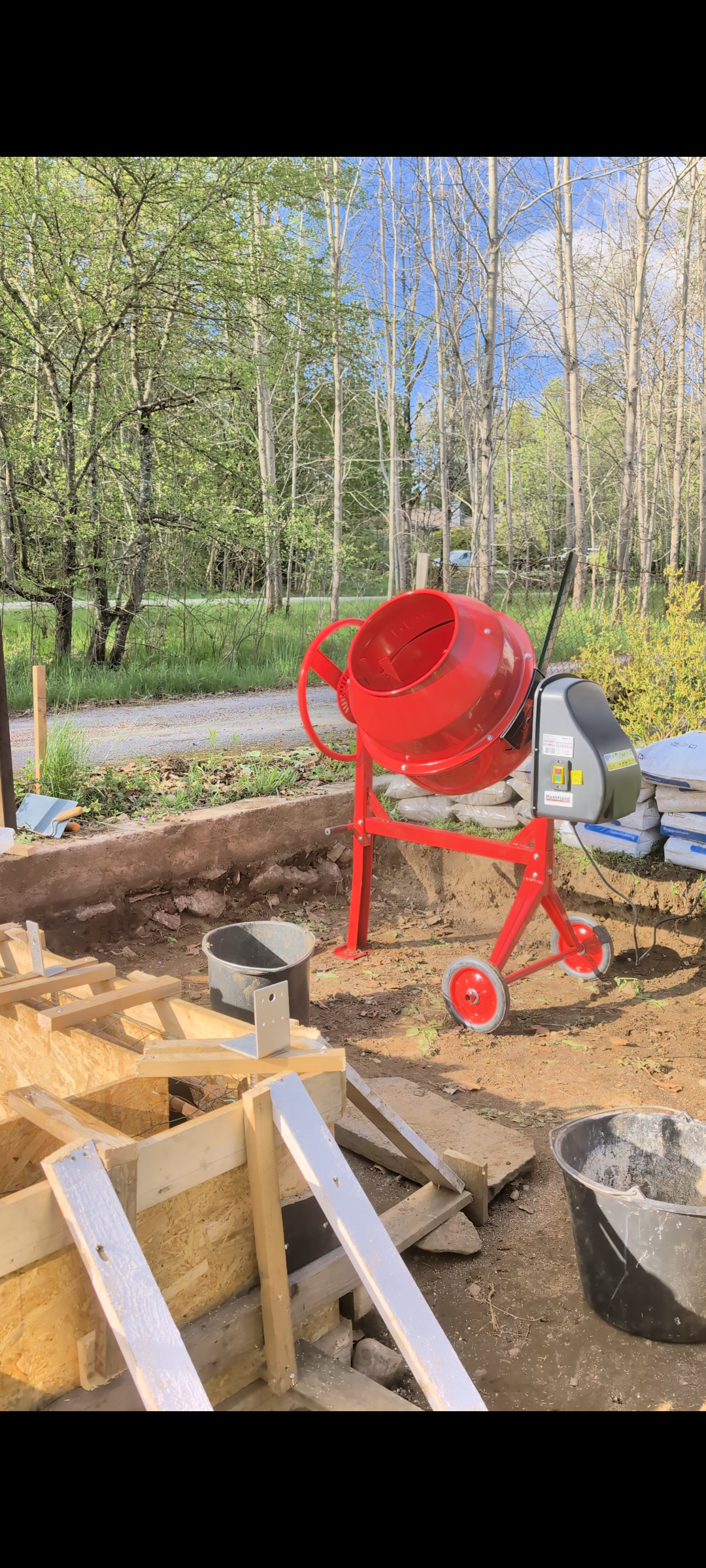 Betongblandare 140 liter kapacitet