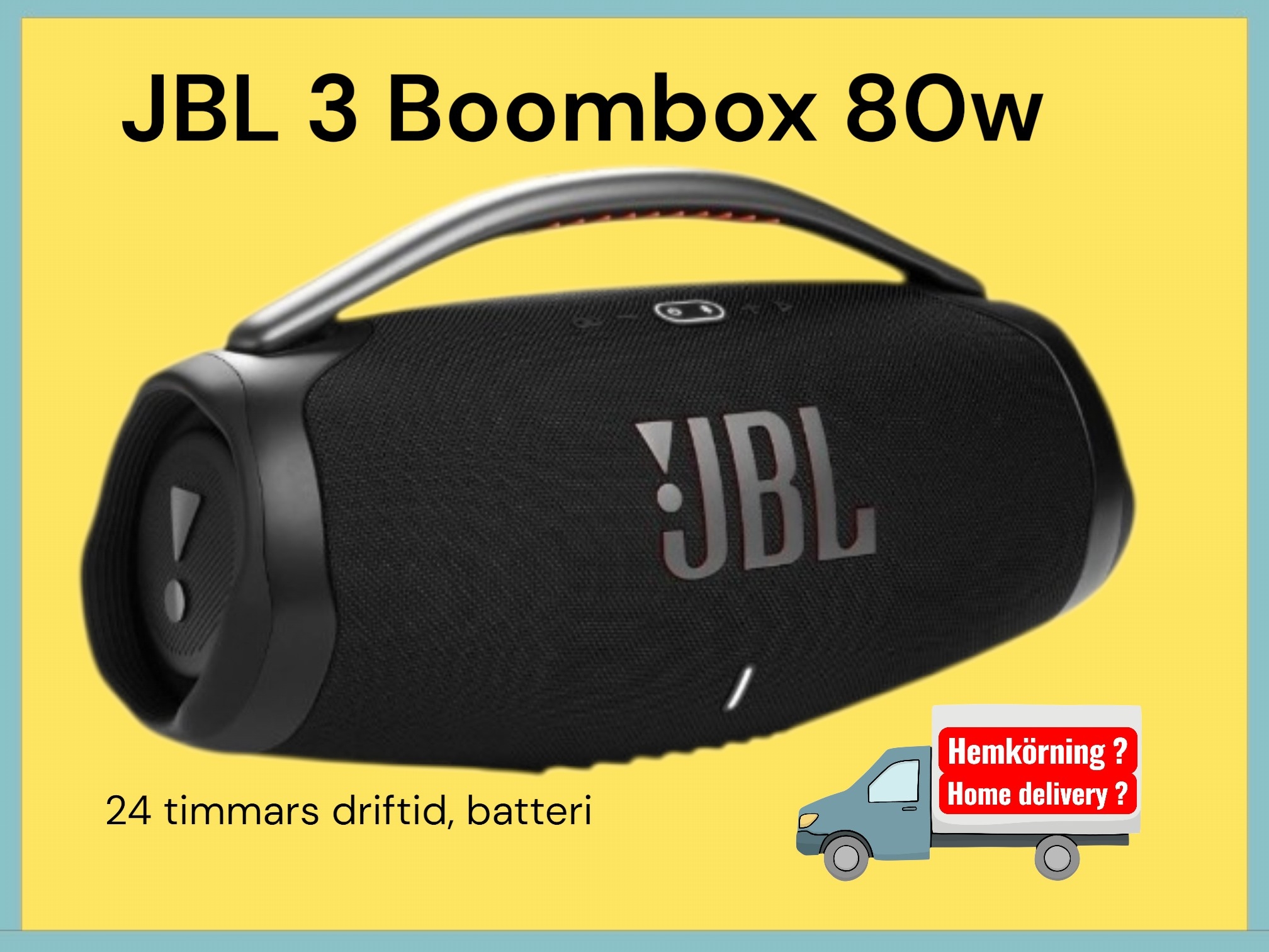 Boombox jbl 3 - 80 watt ( dygnshyra )
