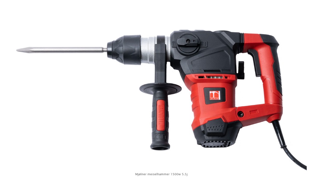 Kraftig meiselhammer 1500w 