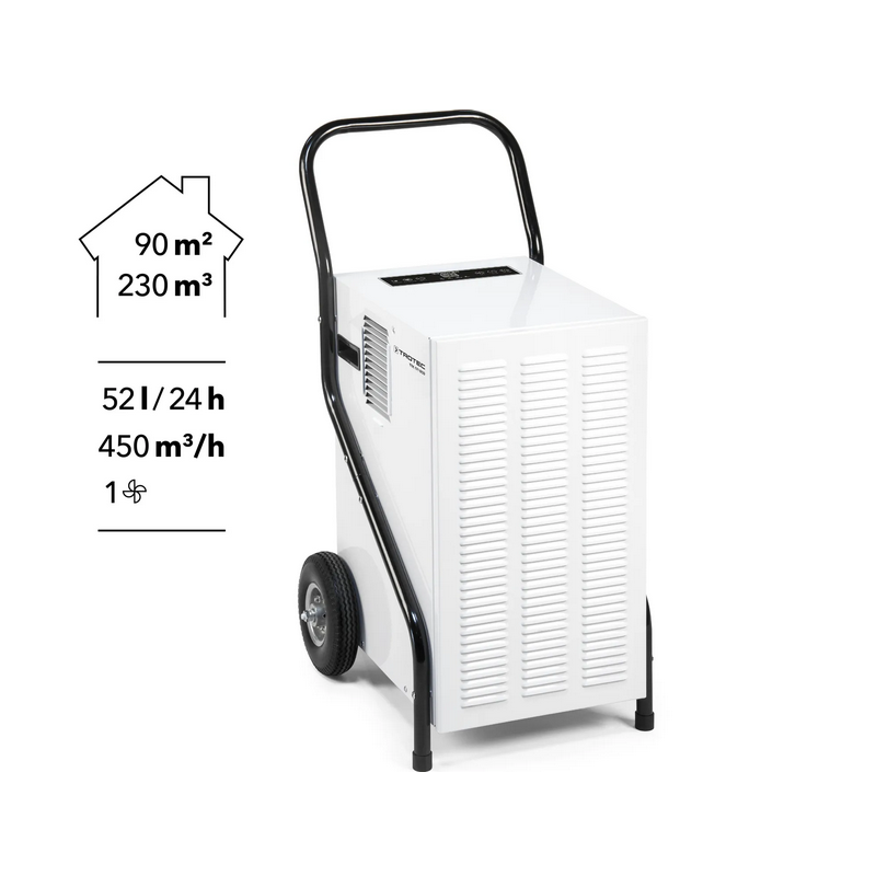 Trotec ttk 171 eco profesjonell luftavfukter  / byggetørker med ekstern kondenspumpe! 52l/d