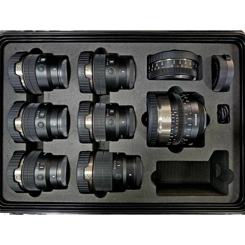 Samyang v-af 6 lens anamorphic kit - sony fe mount - also used as spherical