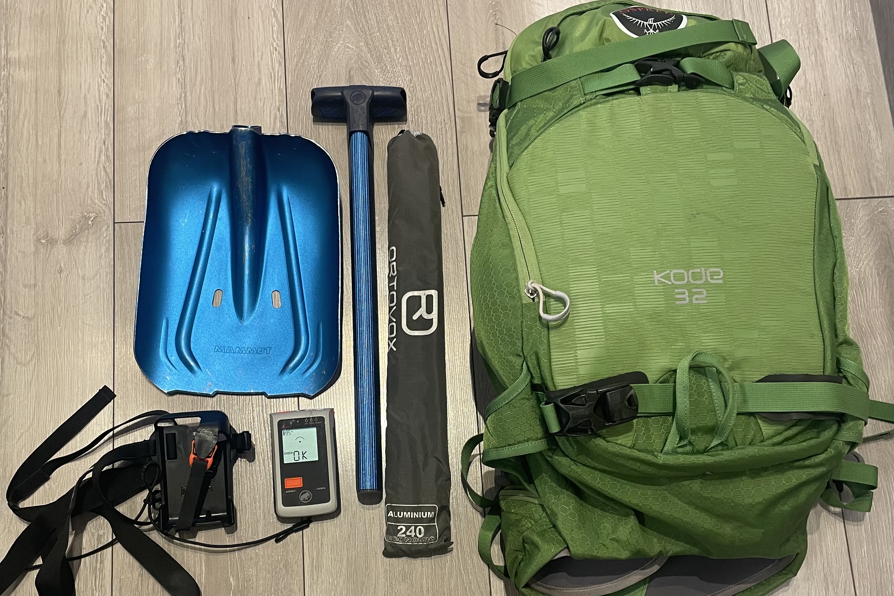 Lavinkit: barryvox transceiver, sond & spade