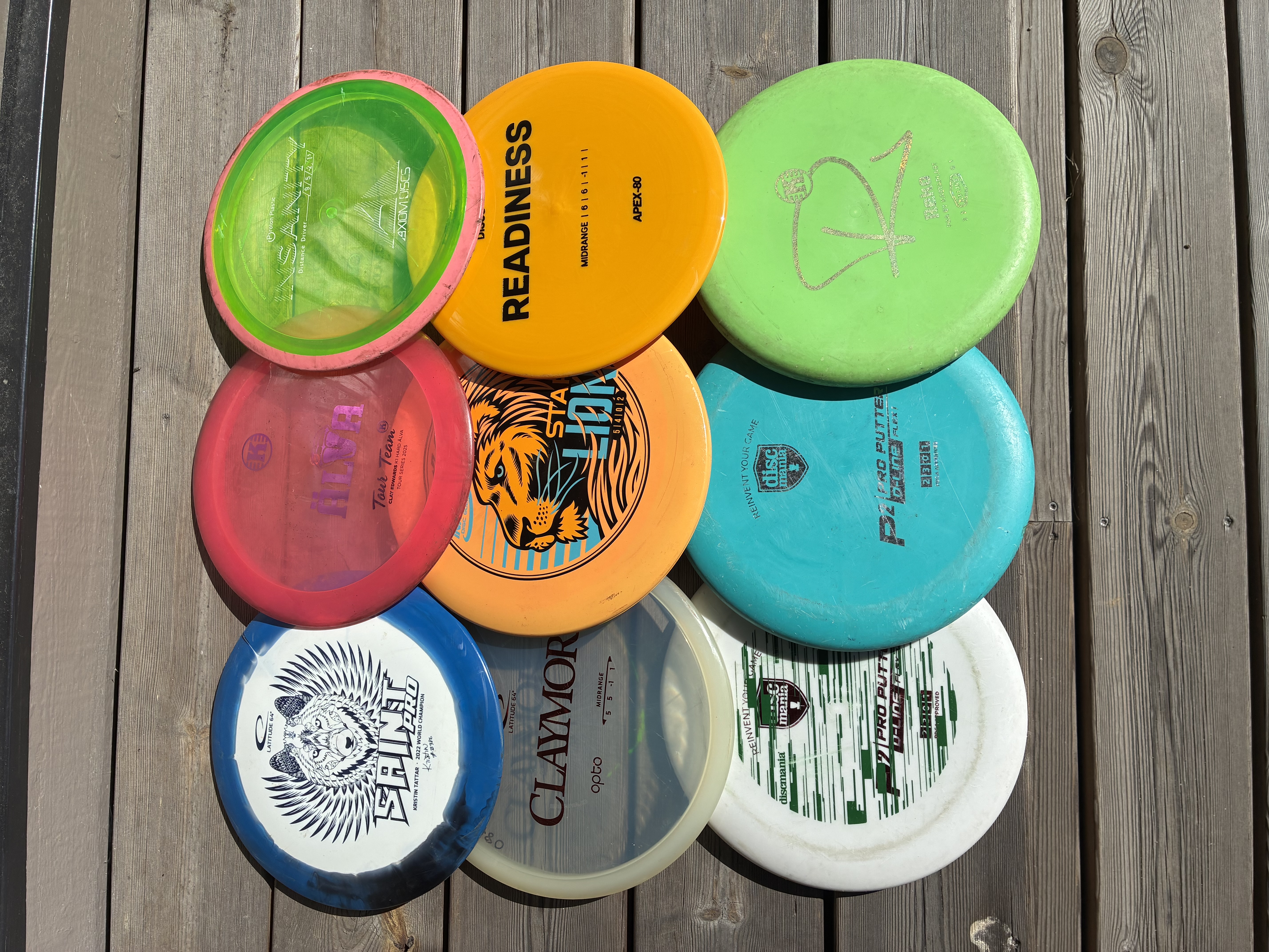 Komplett discgolfset 