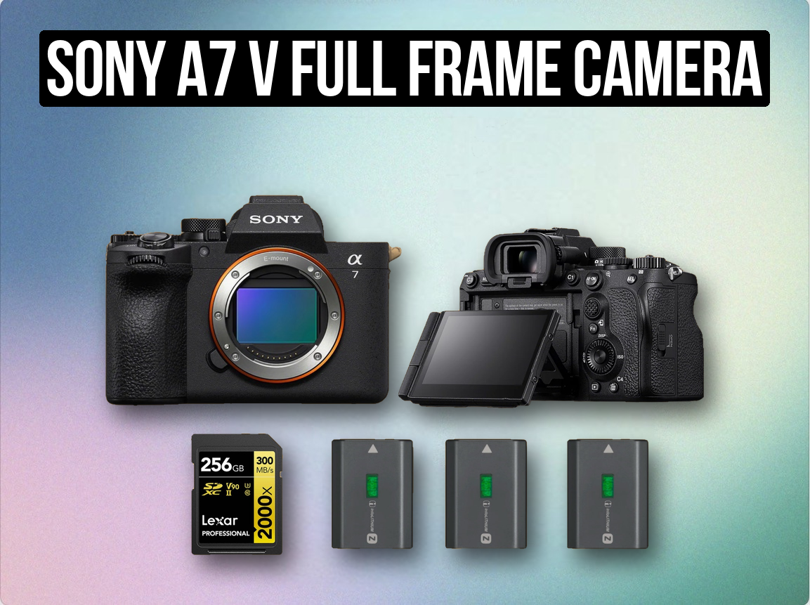 Sony a7 v full frame camera | sony a7v / a7 v / a7v / alpha 7 v /  a7 5