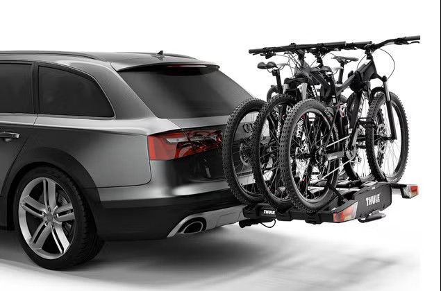 Thule easyfold xt 3 sykkelstativ for tilhengerfeste