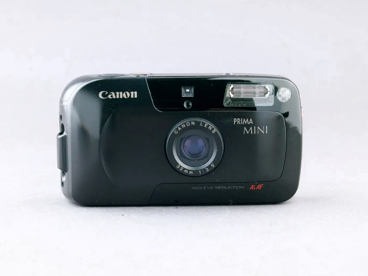Vintage canon prima mini 35mm analogue compact film camera
