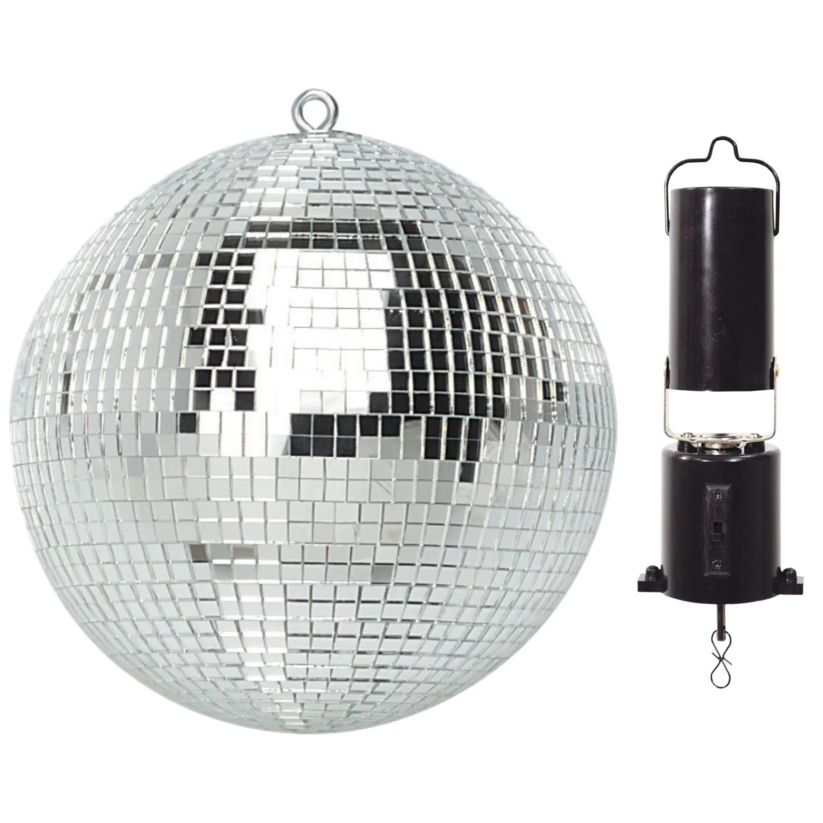 12 inch disco ball in perfect condition with turning mechanism