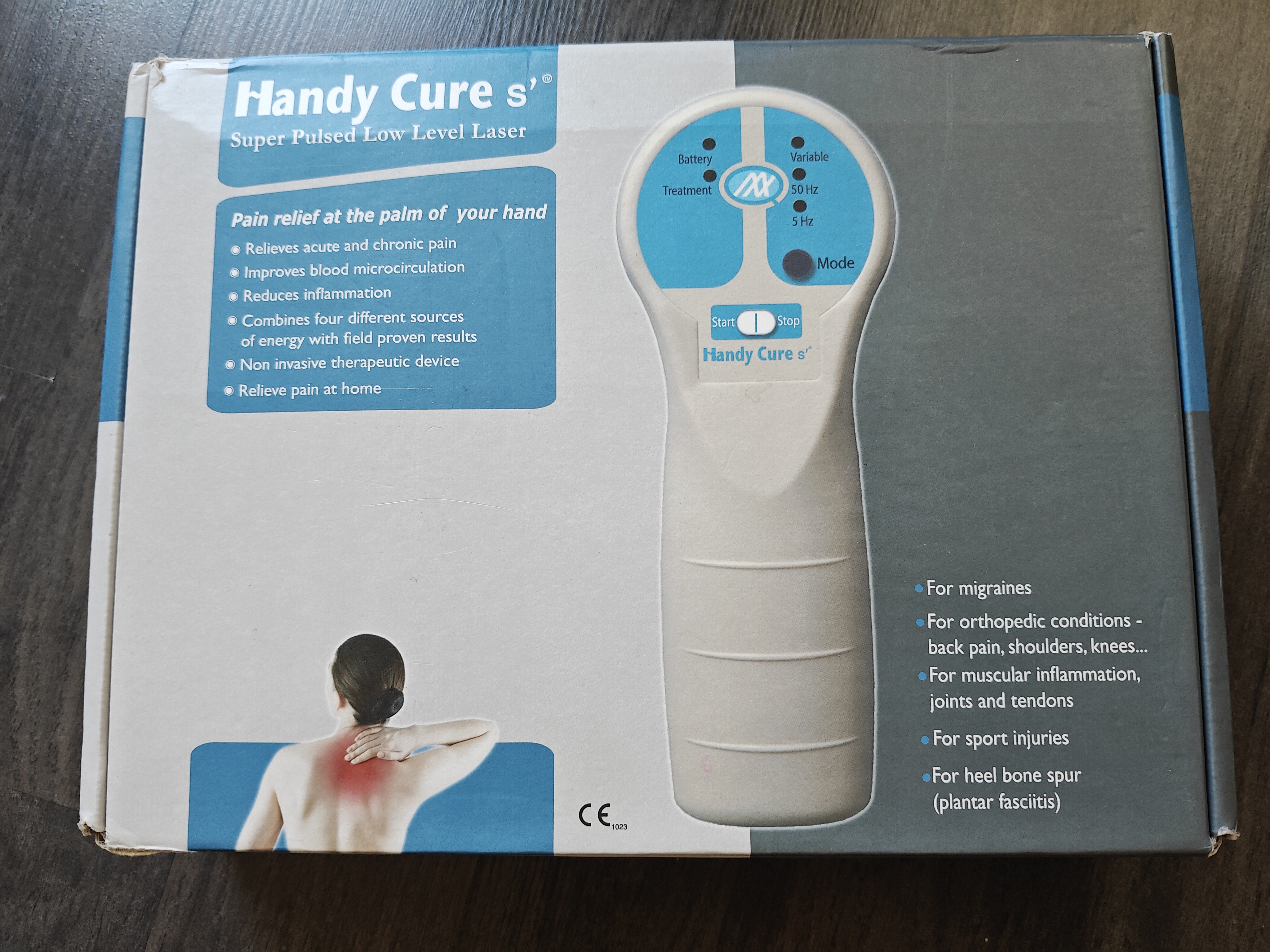 Handy cure's laserhoitolaite