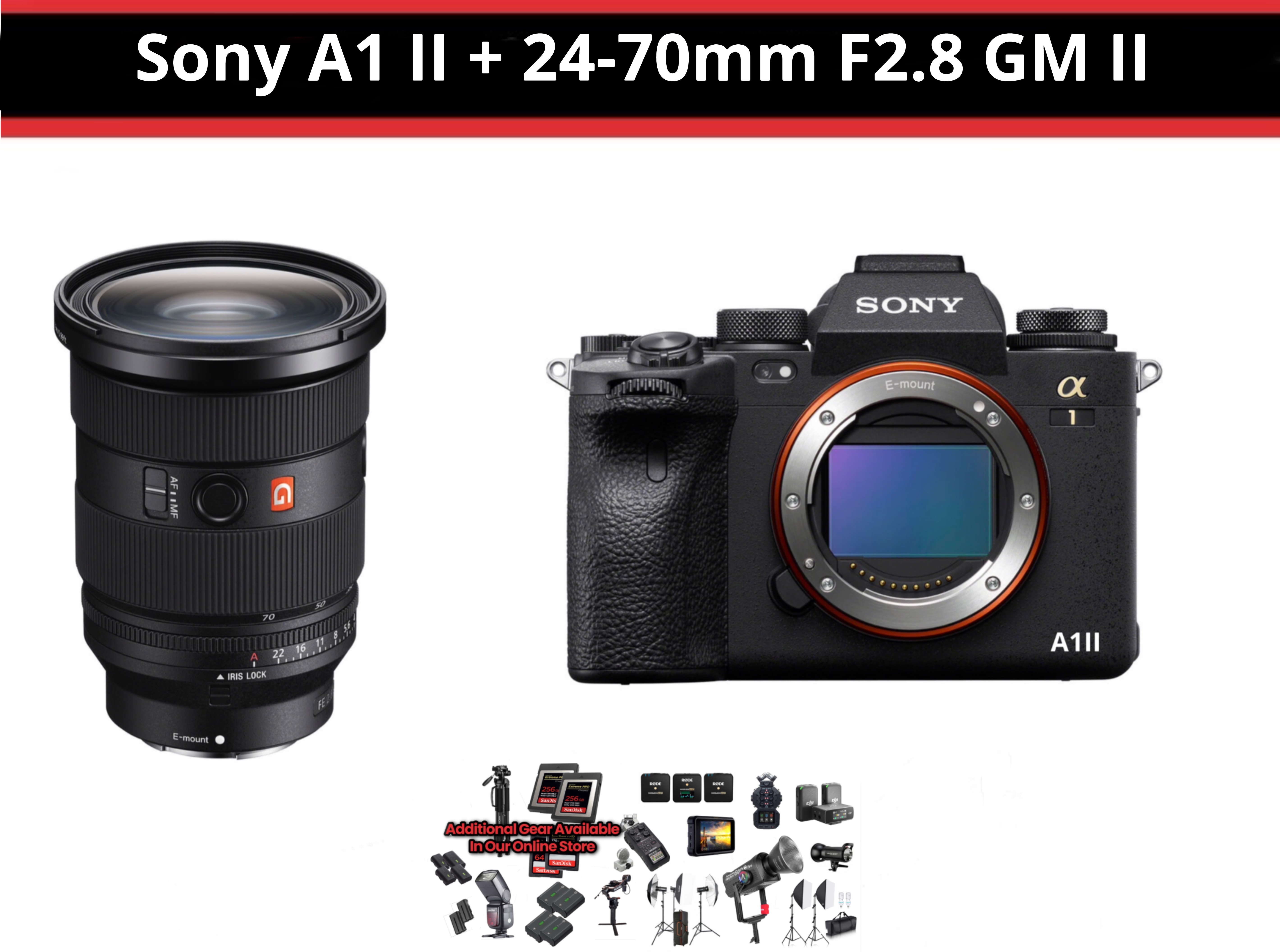 Sony a1 mark ii + 24-70mm f2.8 gm ii ( sony a1mii |  sony a1ii )